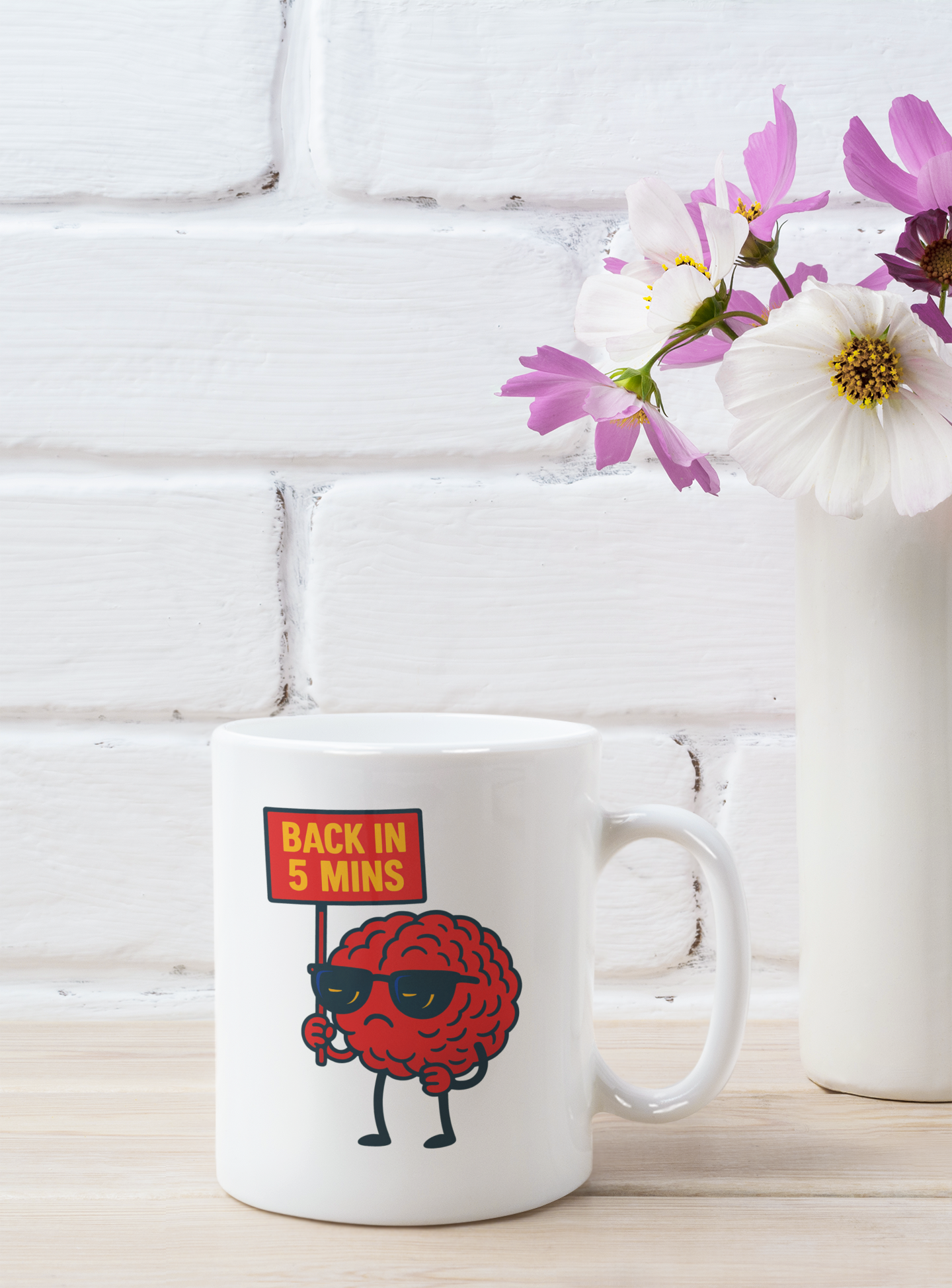 11oz Coffee Mug - Be back in 5mins