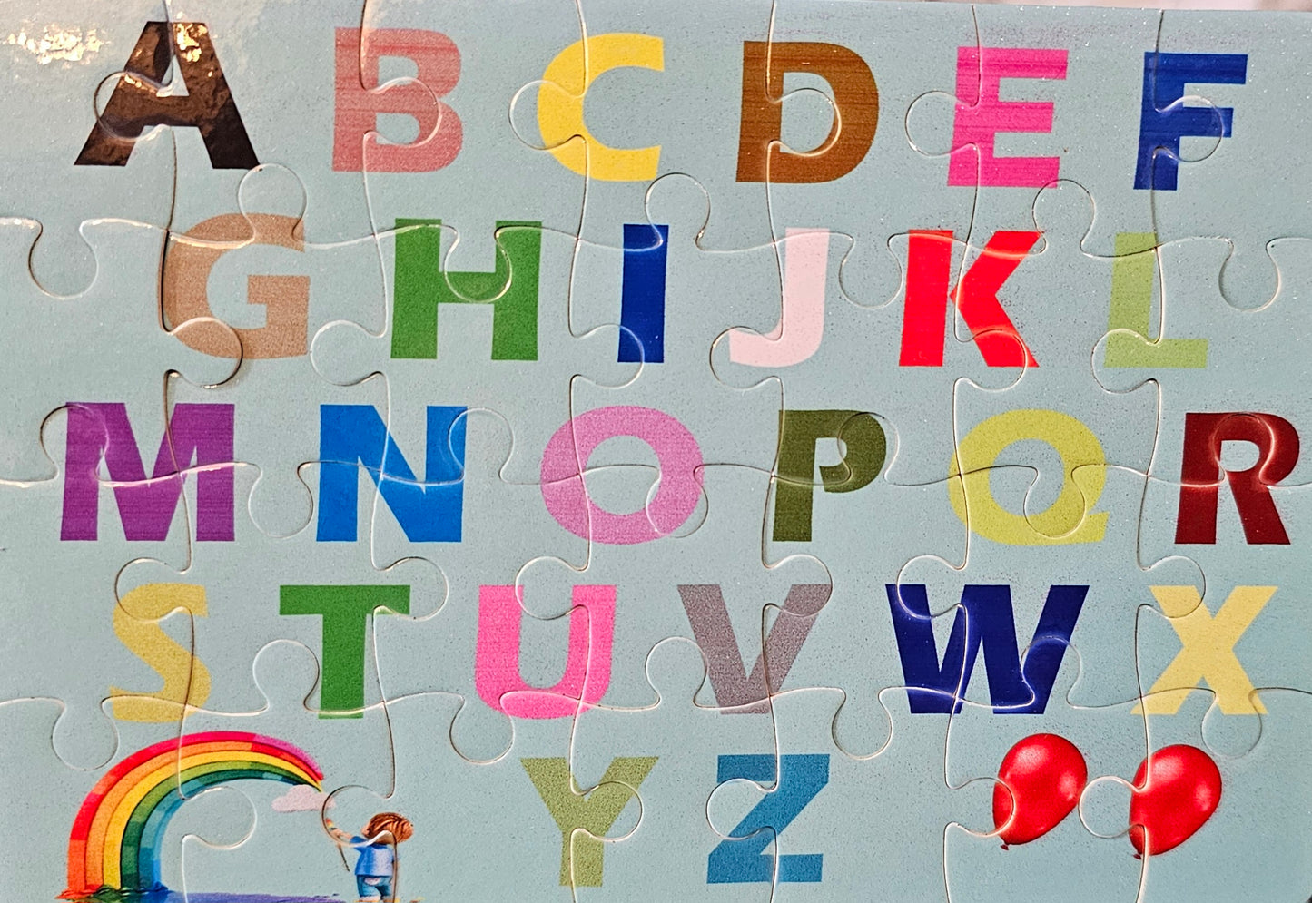 28 Piece Custom ABC Learning Jigsaw Puzzle