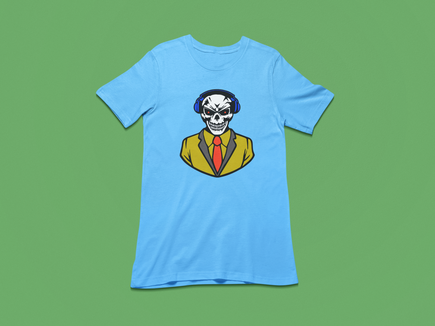 Animated DJ Skull Tees and Hoodies