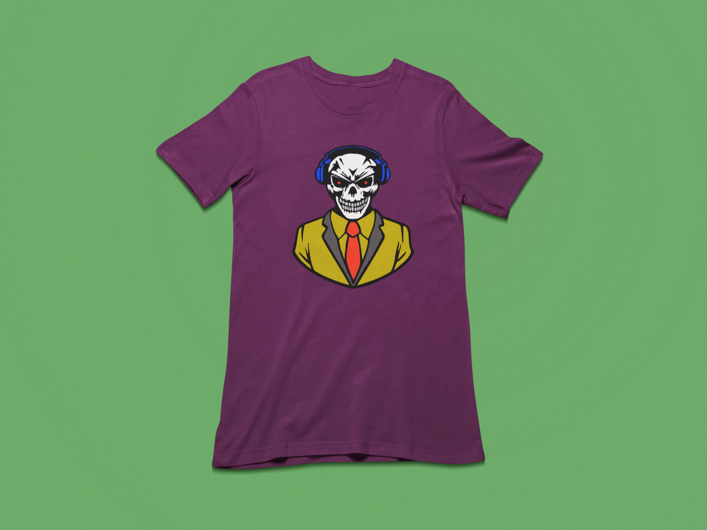Animated DJ Skull Tees and Hoodies