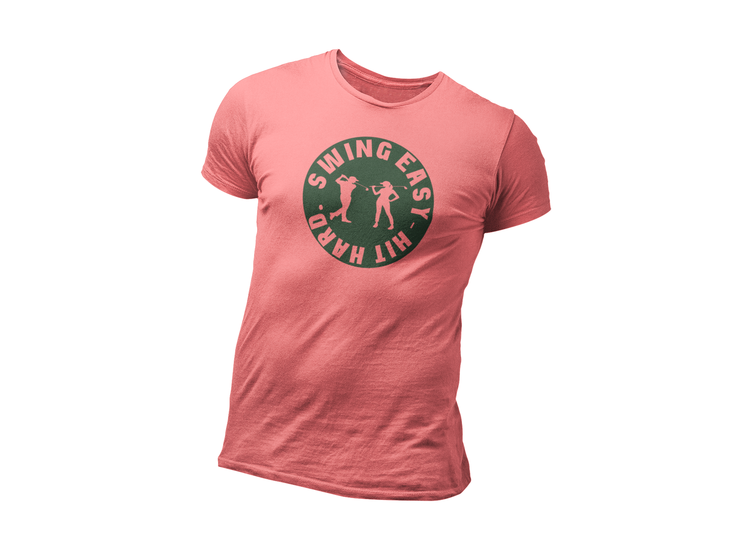 Swing Easy Hit Hard Golf T-Shirt & Hoodie – Fun Golfer Design for Men | Women | Teens