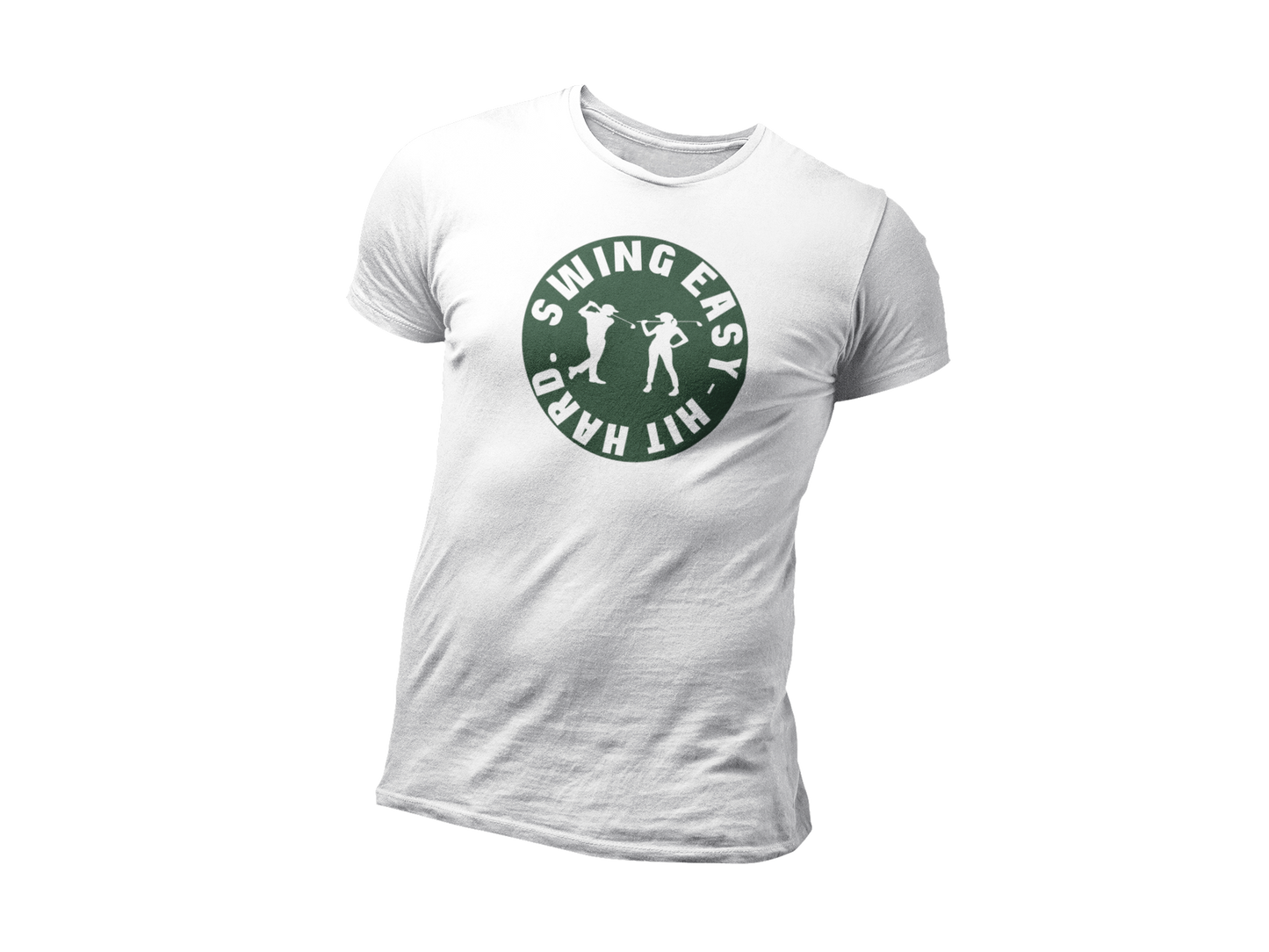 Swing Easy Hit Hard Golf T-Shirt & Hoodie – Fun Golfer Design for Men | Women | Teens