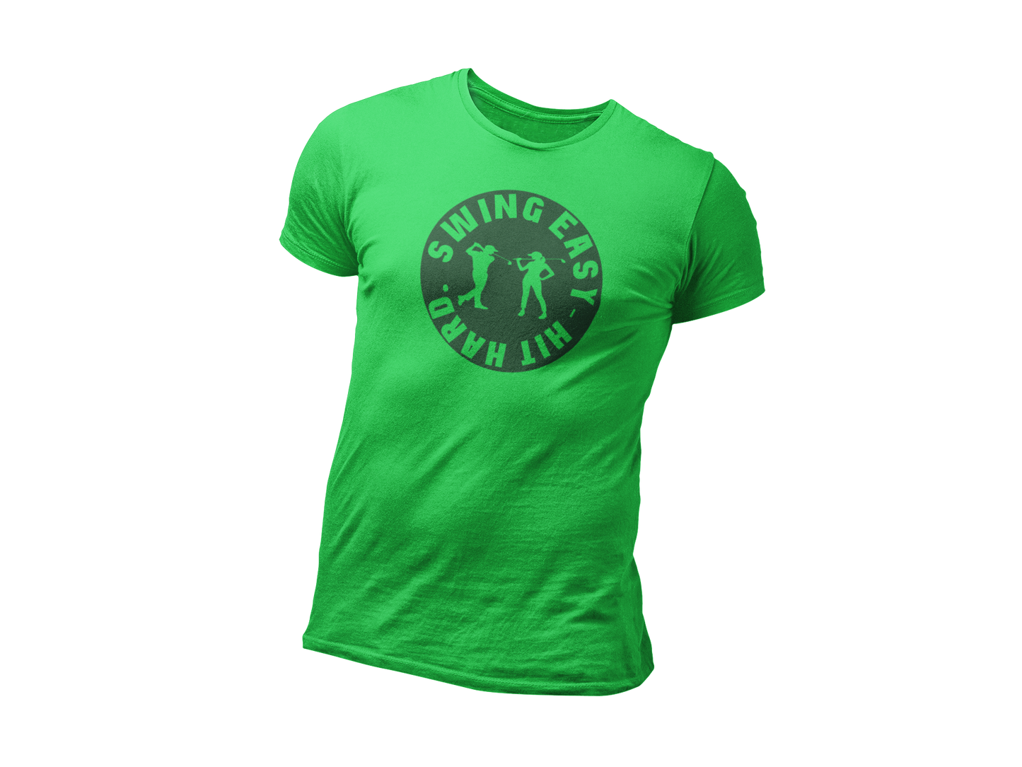 Swing Easy Hit Hard Golf T-Shirt & Hoodie – Fun Golfer Design for Men | Women | Teens