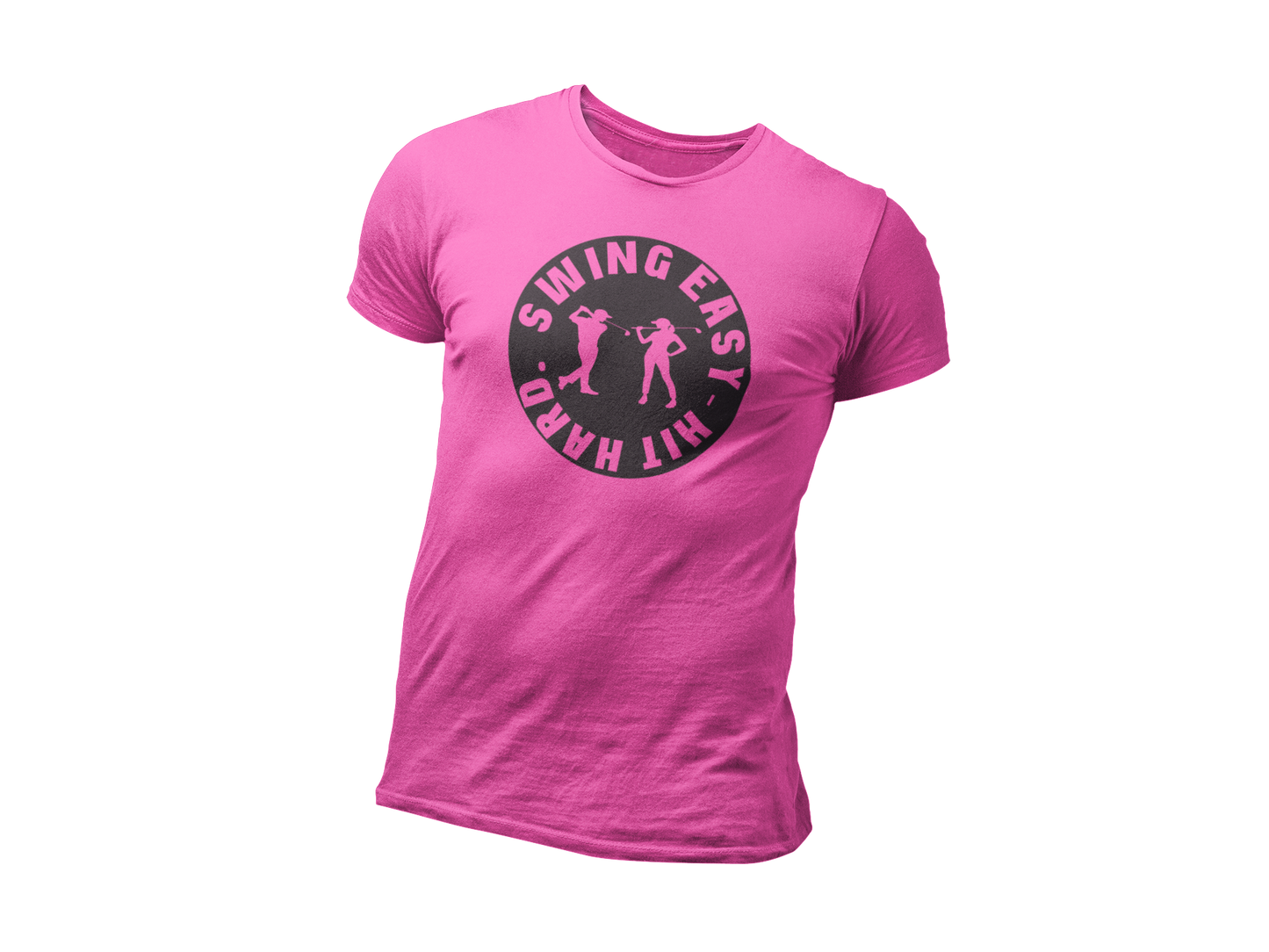 Swing Easy Hit Hard Golf T-Shirt & Hoodie – Fun Golfer Design for Men | Women | Teens