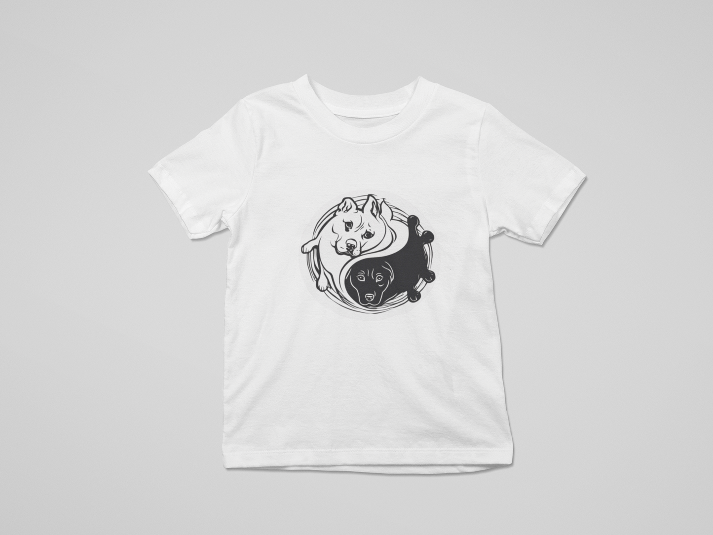 Yin Yang Dog Style Tees and Hoodies