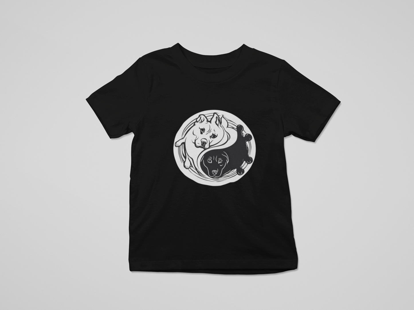 Yin Yang Dog Style Tees and Hoodies