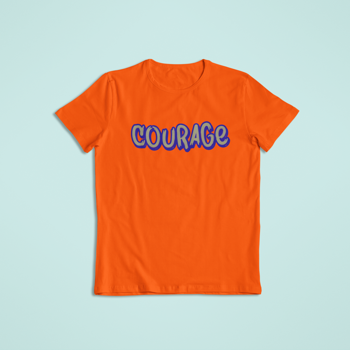 Courage Shirt or Hoodie – Inspirational Word Graphic – Short Sleeve, Long Sleeve, Hoodie – Unisex S–2XL