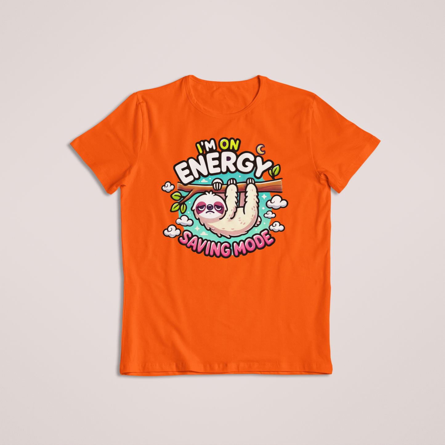 Sloth Energy Saving Mode Tshirts and Hoodie