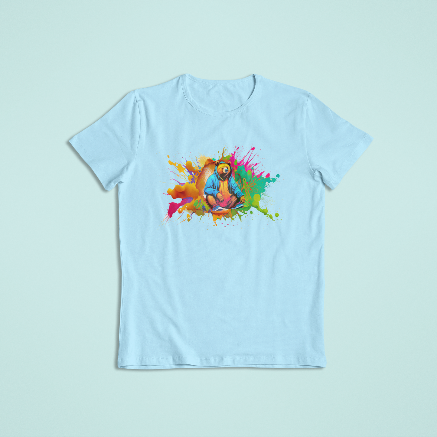 Bear Splash Toddler T-Shirts - All Toddler and Kid Sizes - Great Gift Idea - Unique and Colorful Tees - Stylish Apparel - Kid Friendly