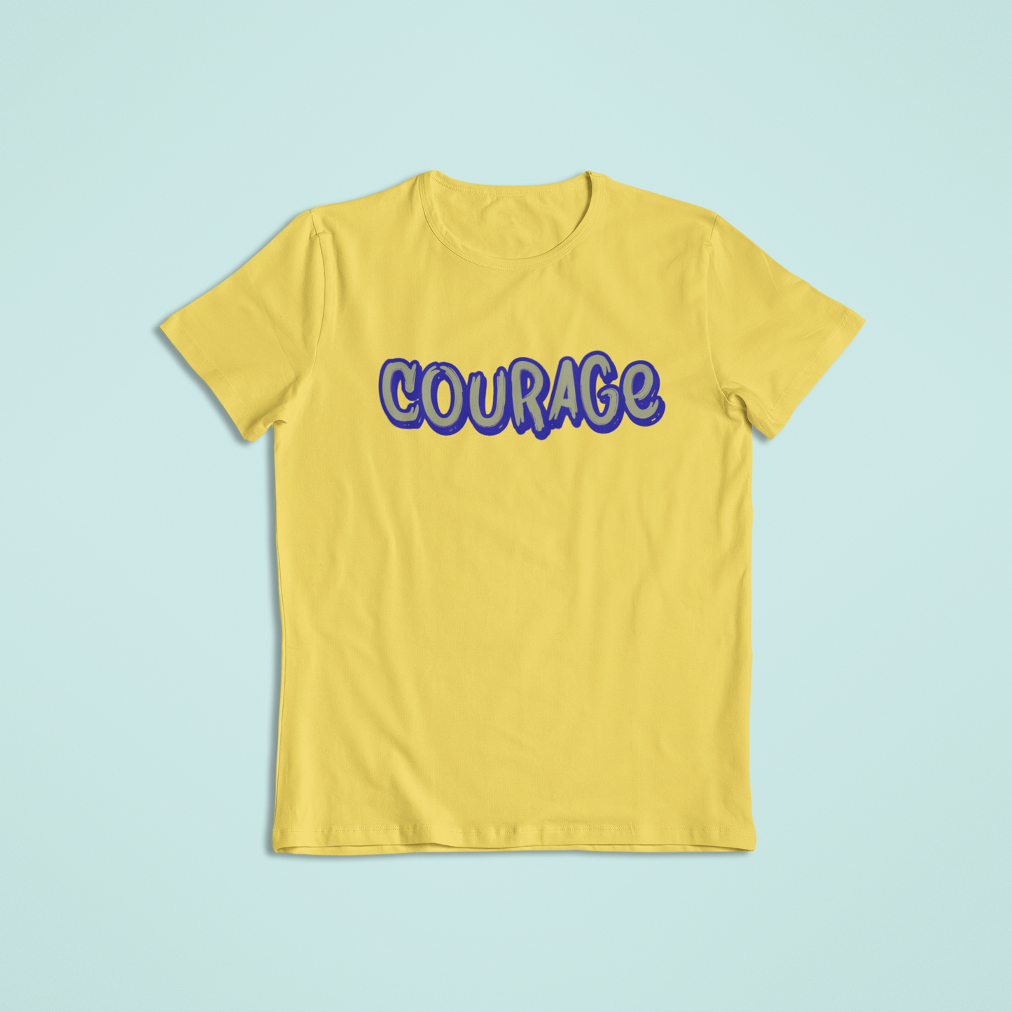 Courage Shirt or Hoodie – Inspirational Word Graphic – Short Sleeve, Long Sleeve, Hoodie – Unisex S–2XL