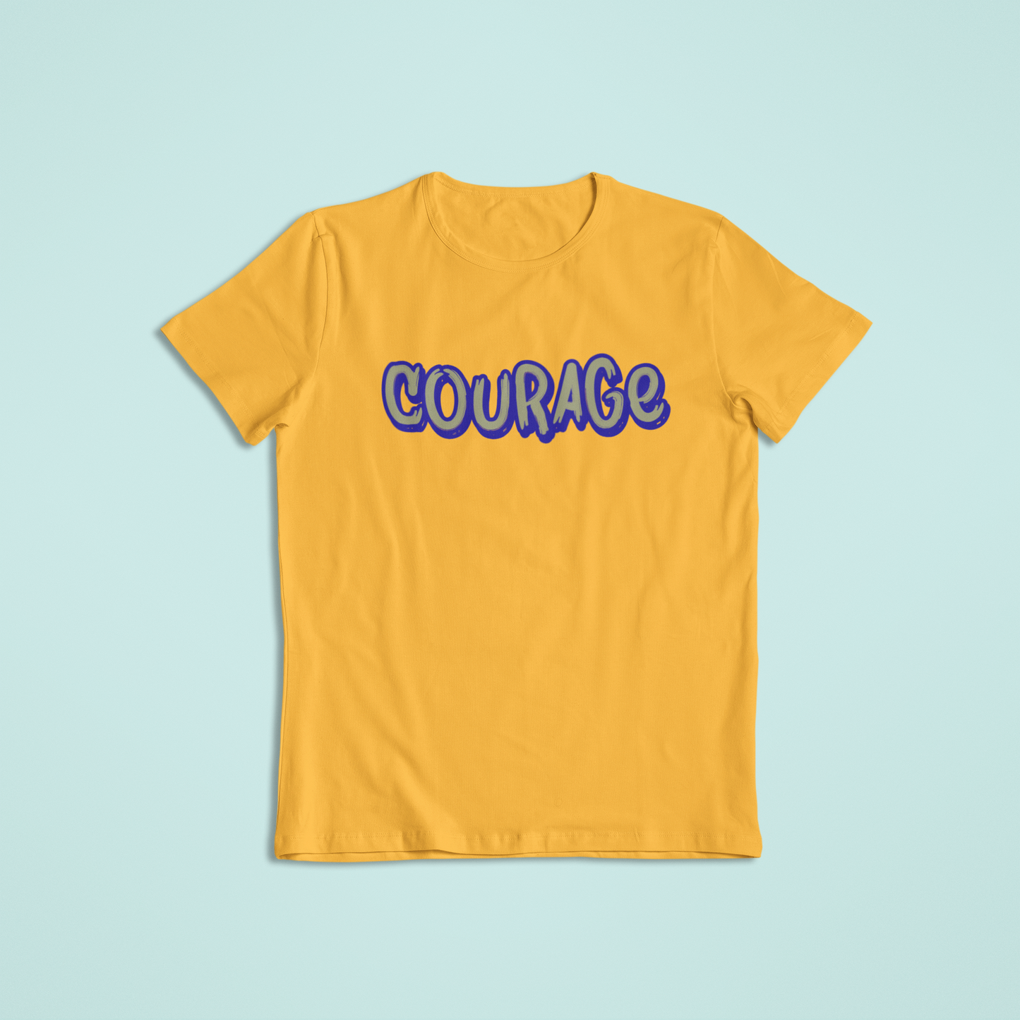 Courage Shirt or Hoodie – Inspirational Word Graphic – Short Sleeve, Long Sleeve, Hoodie – Unisex S–2XL