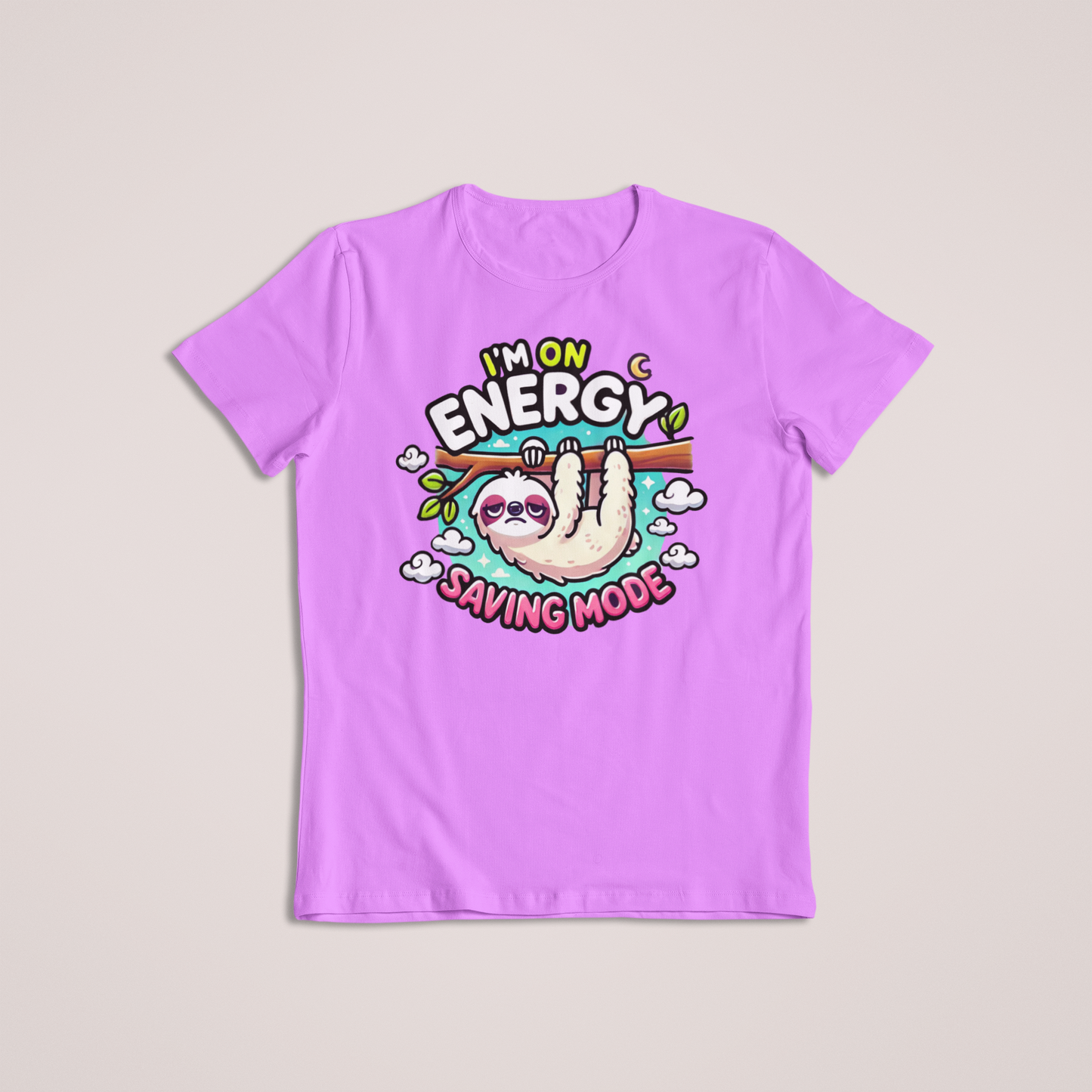 Sloth Energy Saving Mode Tshirts and Hoodie