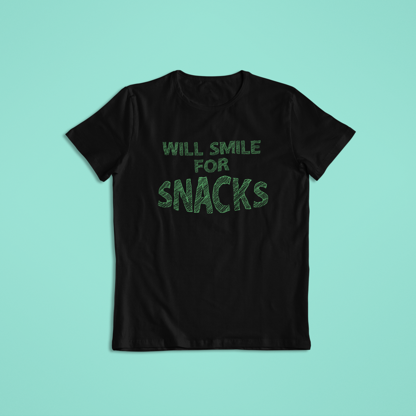 Will Smile for Snacks Tshirts and Hoodies