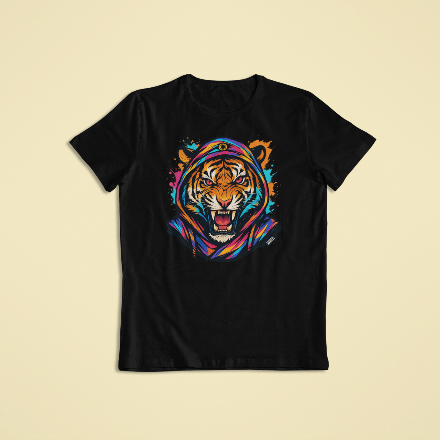 Colorful Tiger T-Shirt & Hoodie – Fierce Vibrant Animal Streetwear Design - Youth - Teen - Adult - Bold Styles - Unique Apparel
