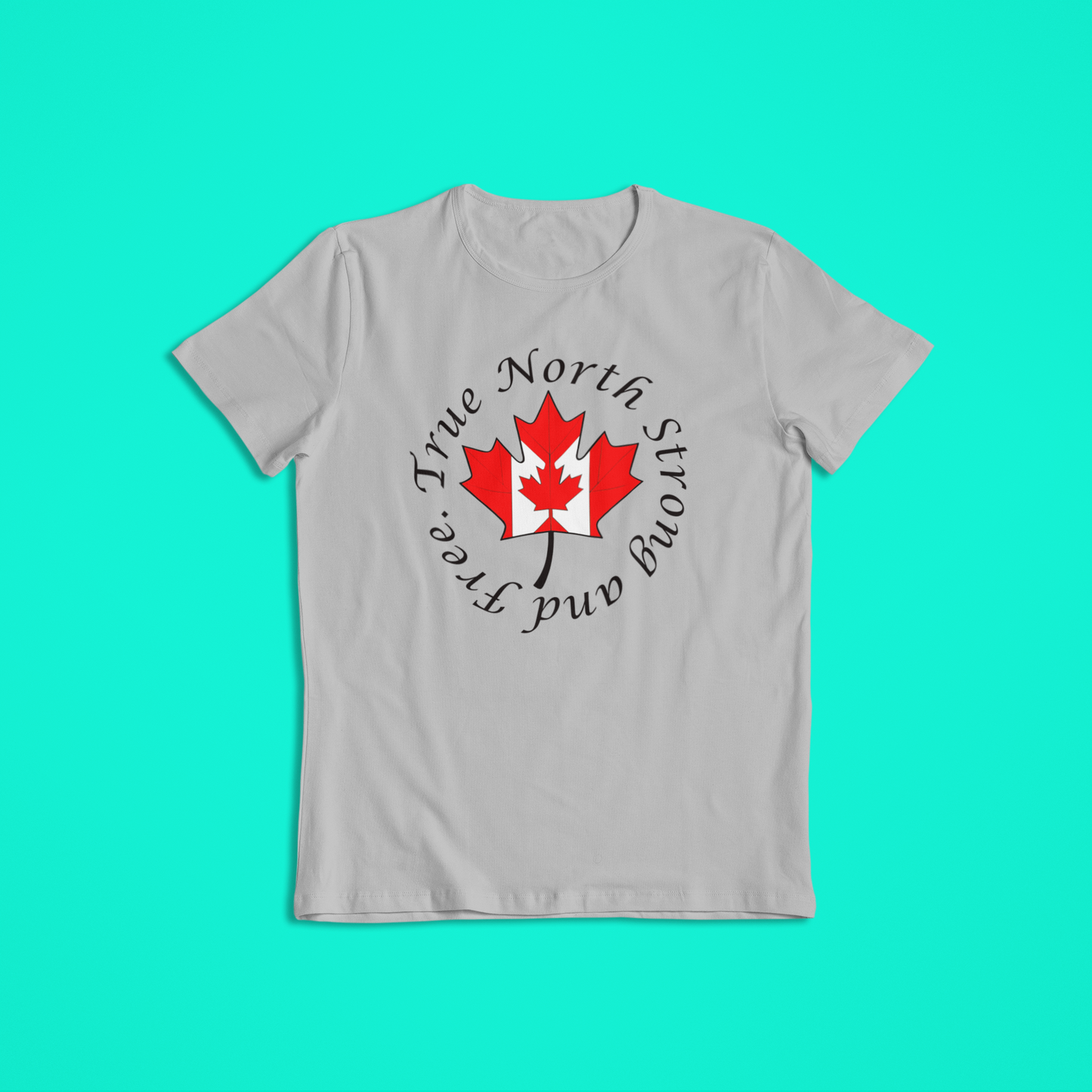 Canada Maple Leaf T-Shirt & Hoodie – True North Strong and Free Canadian Flag Shirt