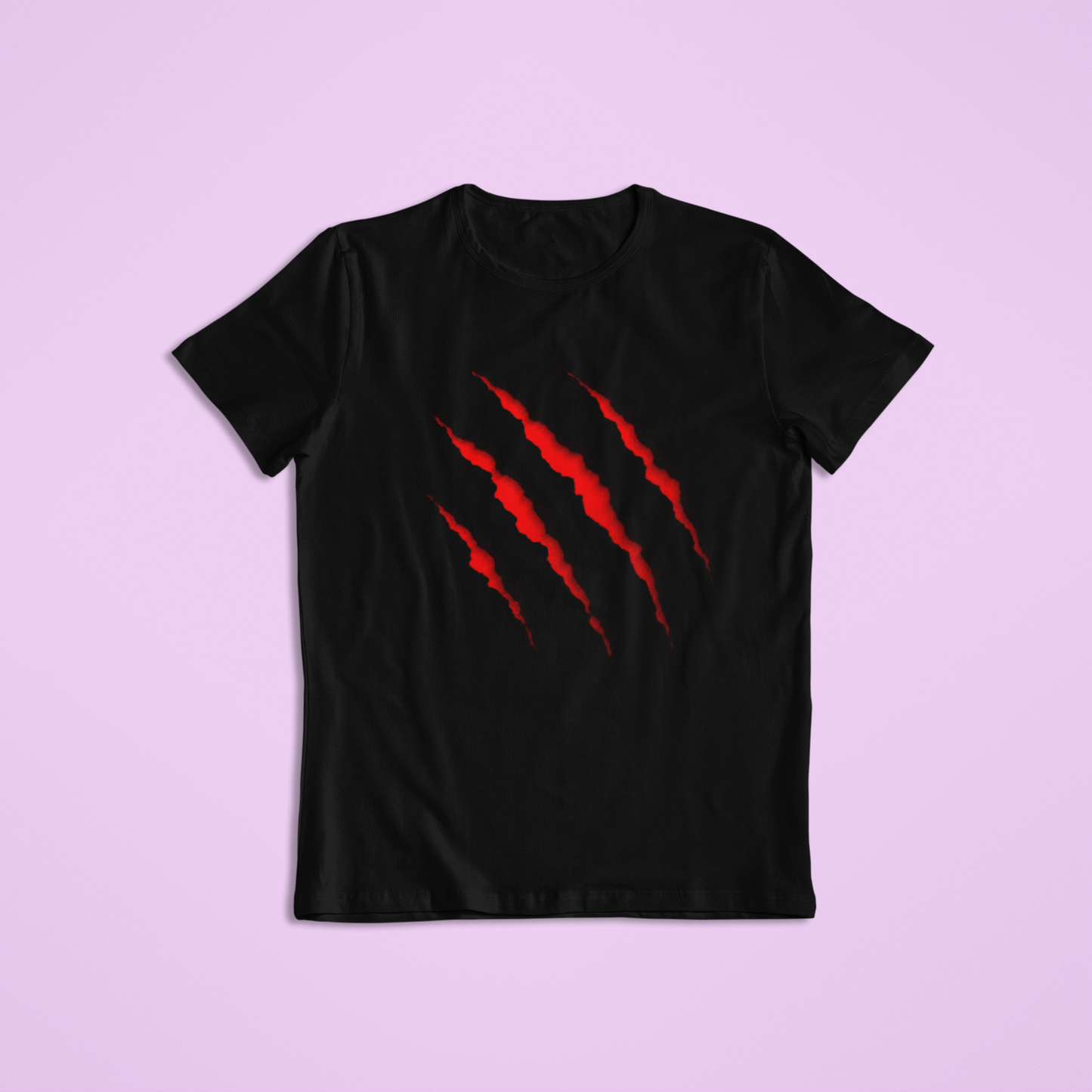 Red Claw Slash T-Shirt & Hoodie | Fierce Scratch Mark Graphic Tee | Monster Claw Apparel