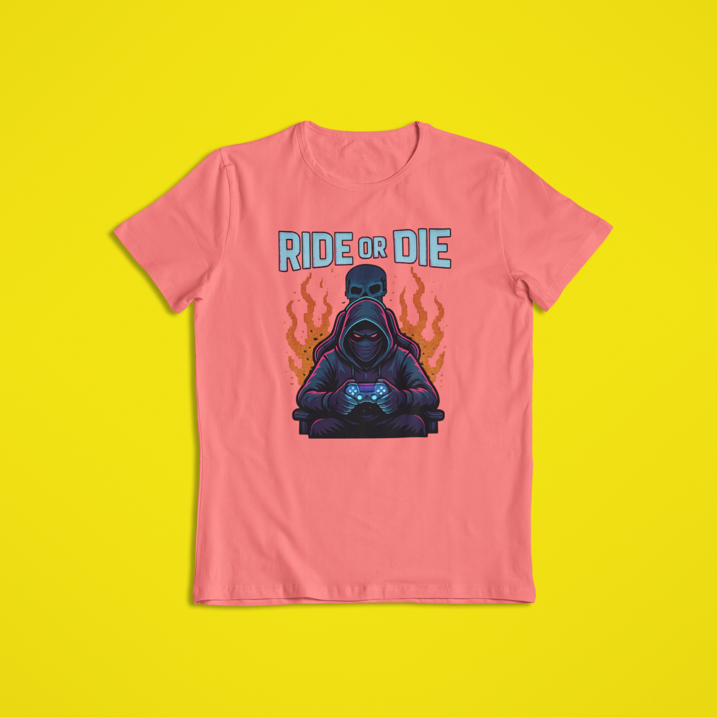 Ride or Die Gamer Skull