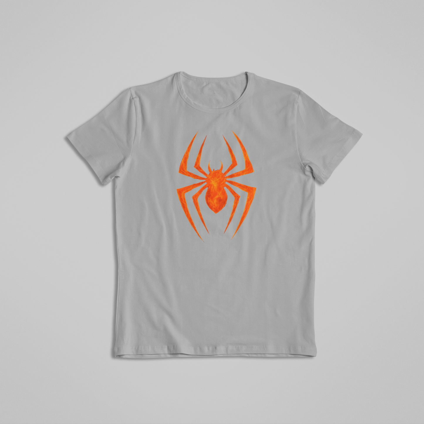 Fiery Spider Symbol T-Shirt or Hoodie – Bold Flame-Inspired Arachnid Graphic