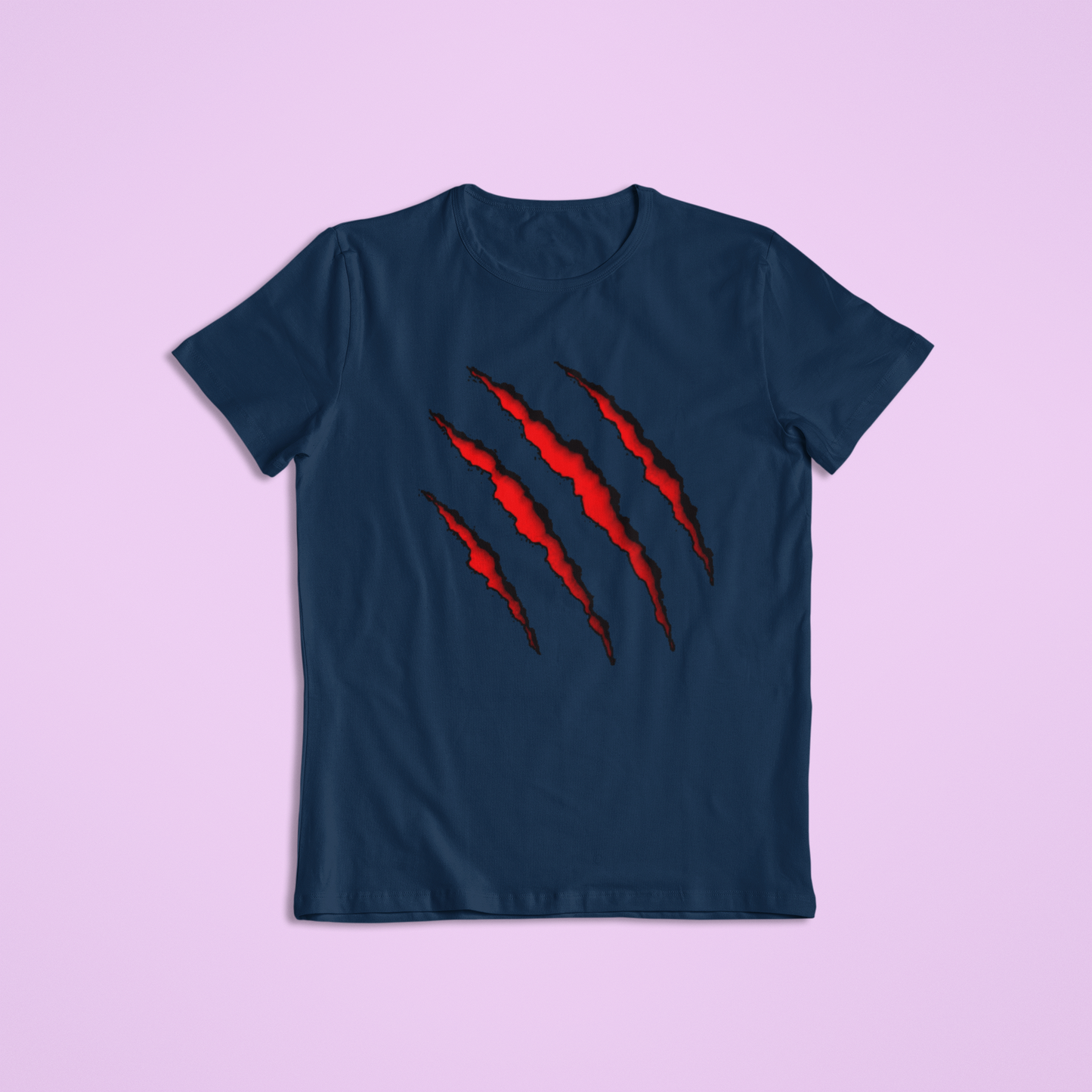 Red Claw Slash T-Shirt & Hoodie | Fierce Scratch Mark Graphic Tee | Monster Claw Apparel