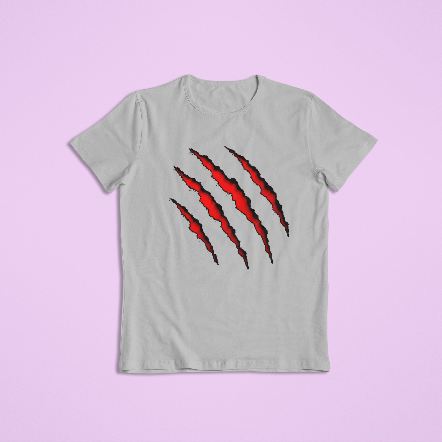 Red Claw Slash T-Shirt & Hoodie | Fierce Scratch Mark Graphic Tee | Monster Claw Apparel