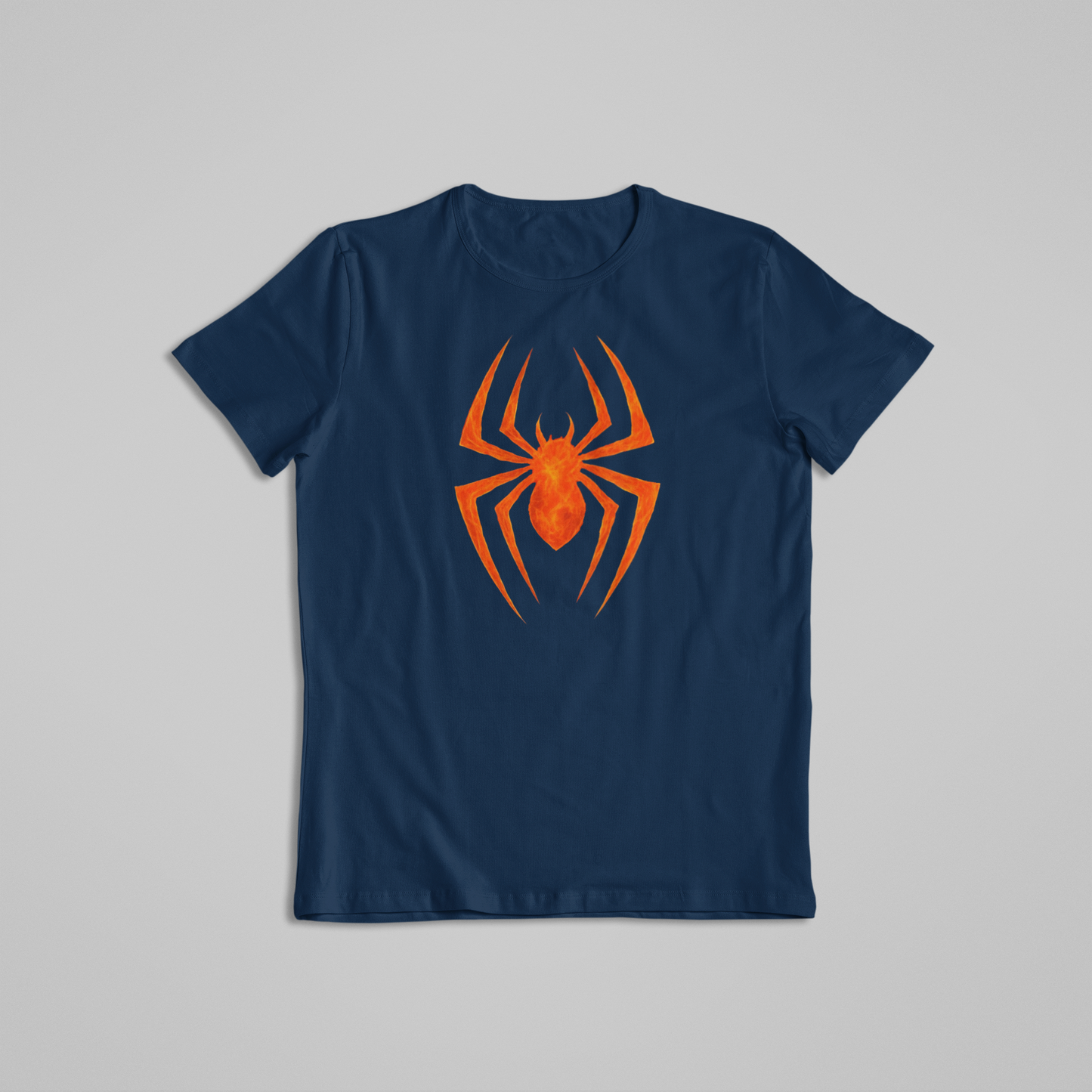 Fiery Spider Symbol T-Shirt or Hoodie – Bold Flame-Inspired Arachnid Graphic