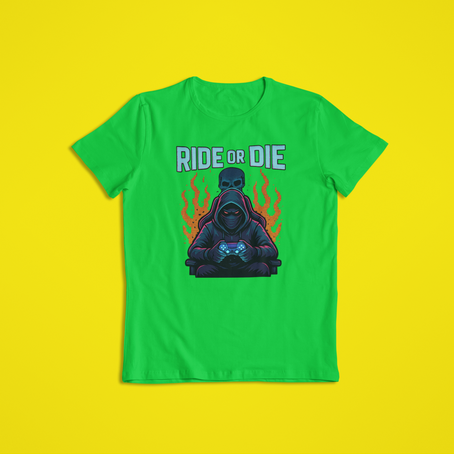 Ride or Die Gamer Skull