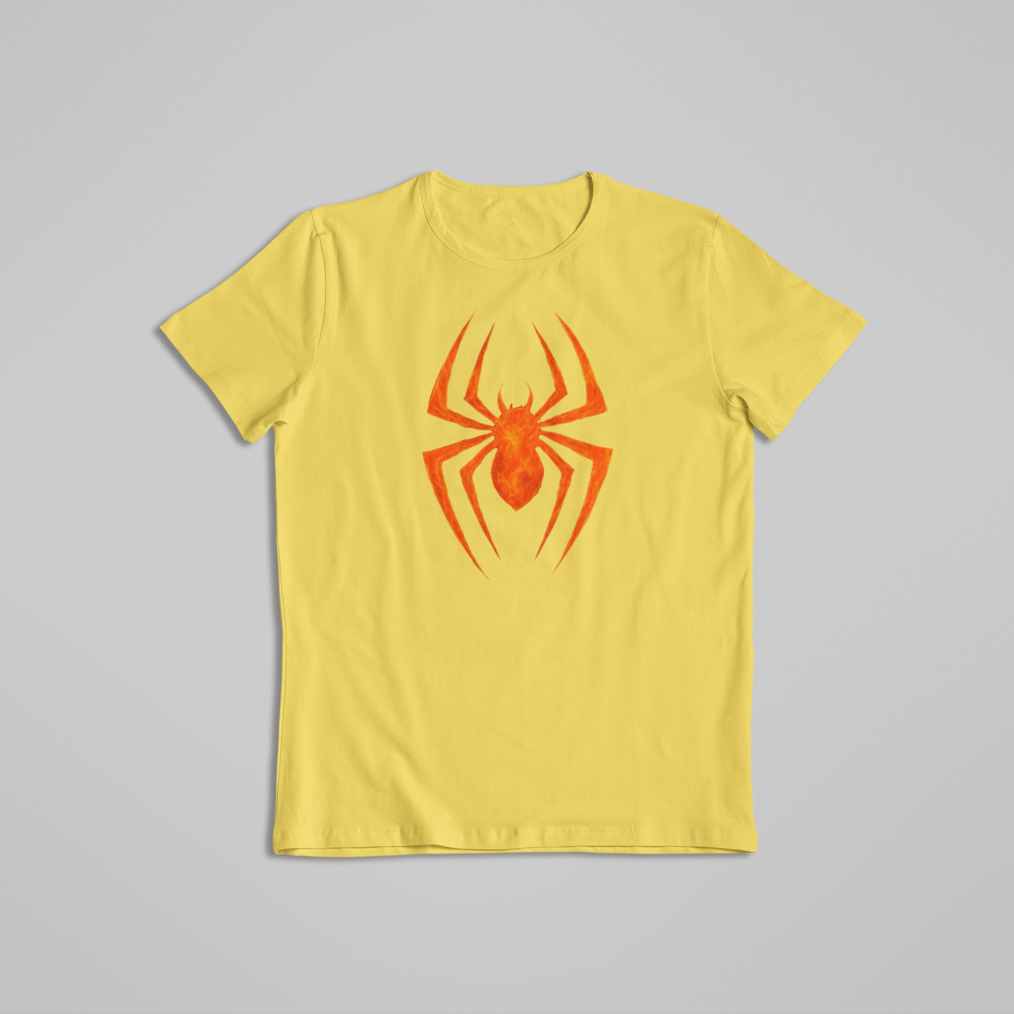 Fiery Spider Symbol T-Shirt or Hoodie – Bold Flame-Inspired Arachnid Graphic