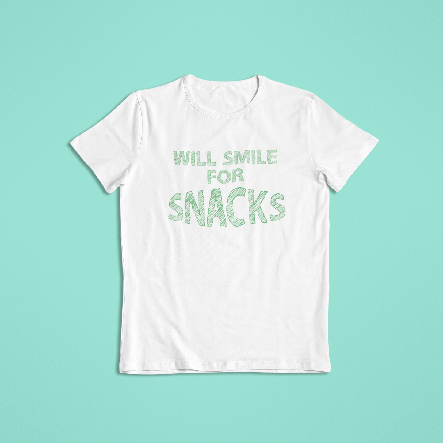 Will Smile for Snacks Tshirts and Hoodies