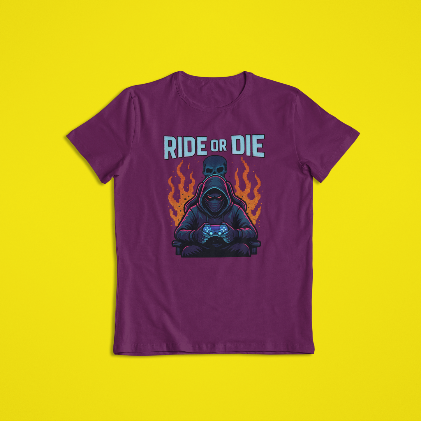 Ride or Die Gamer Skull