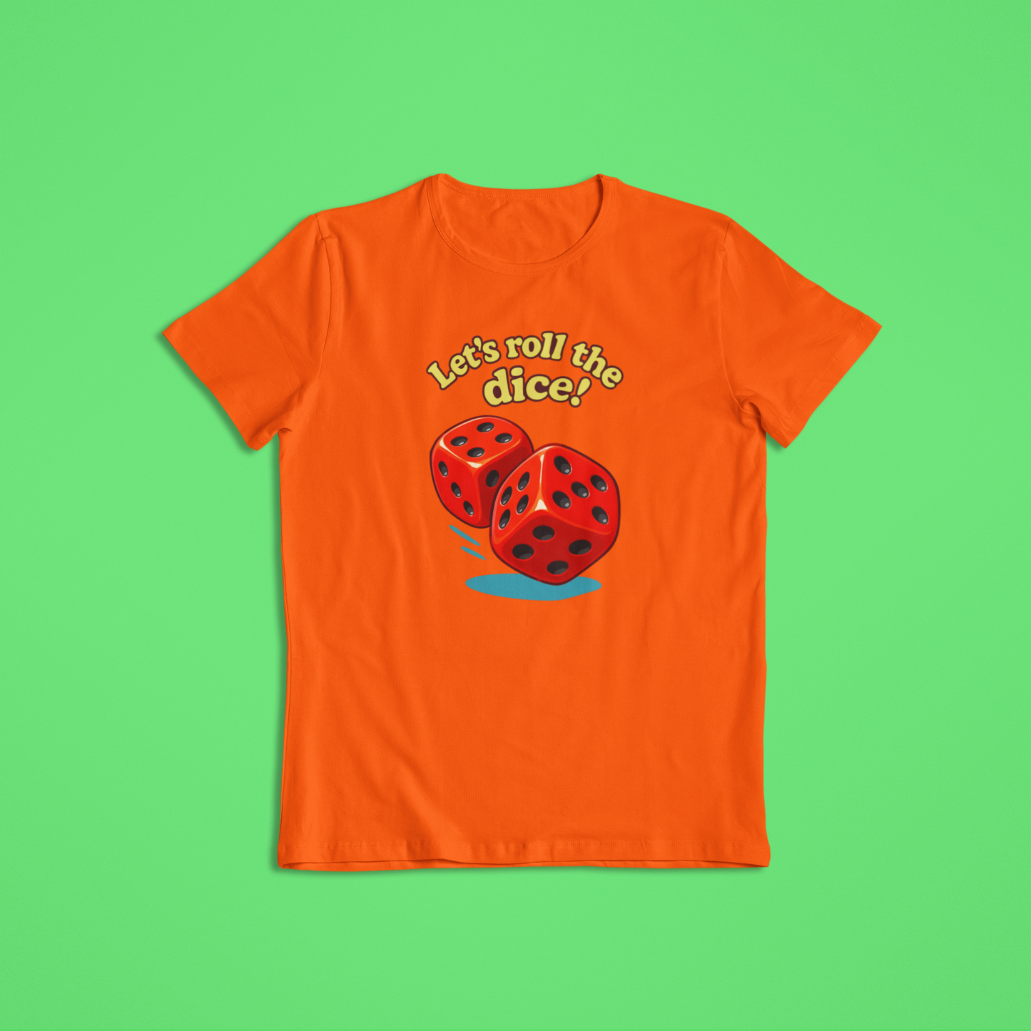 Let’s Roll the Dice Shirt, Lucky Dice T-Shirt & Hoodie, Casino Party Tee, Vegas Night Outfit, Gambling Lovers Gift, Funny Dice Roll Game Shirt