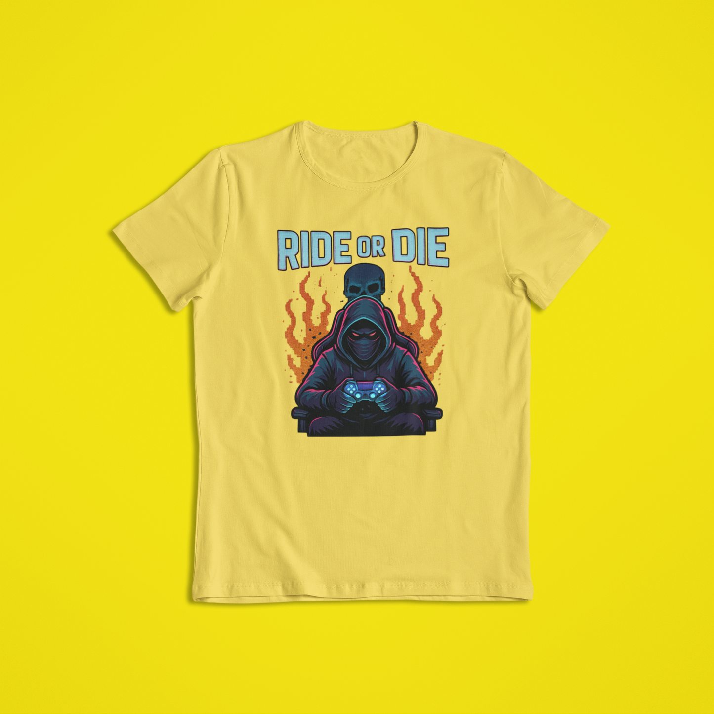 Ride or Die Gamer Skull