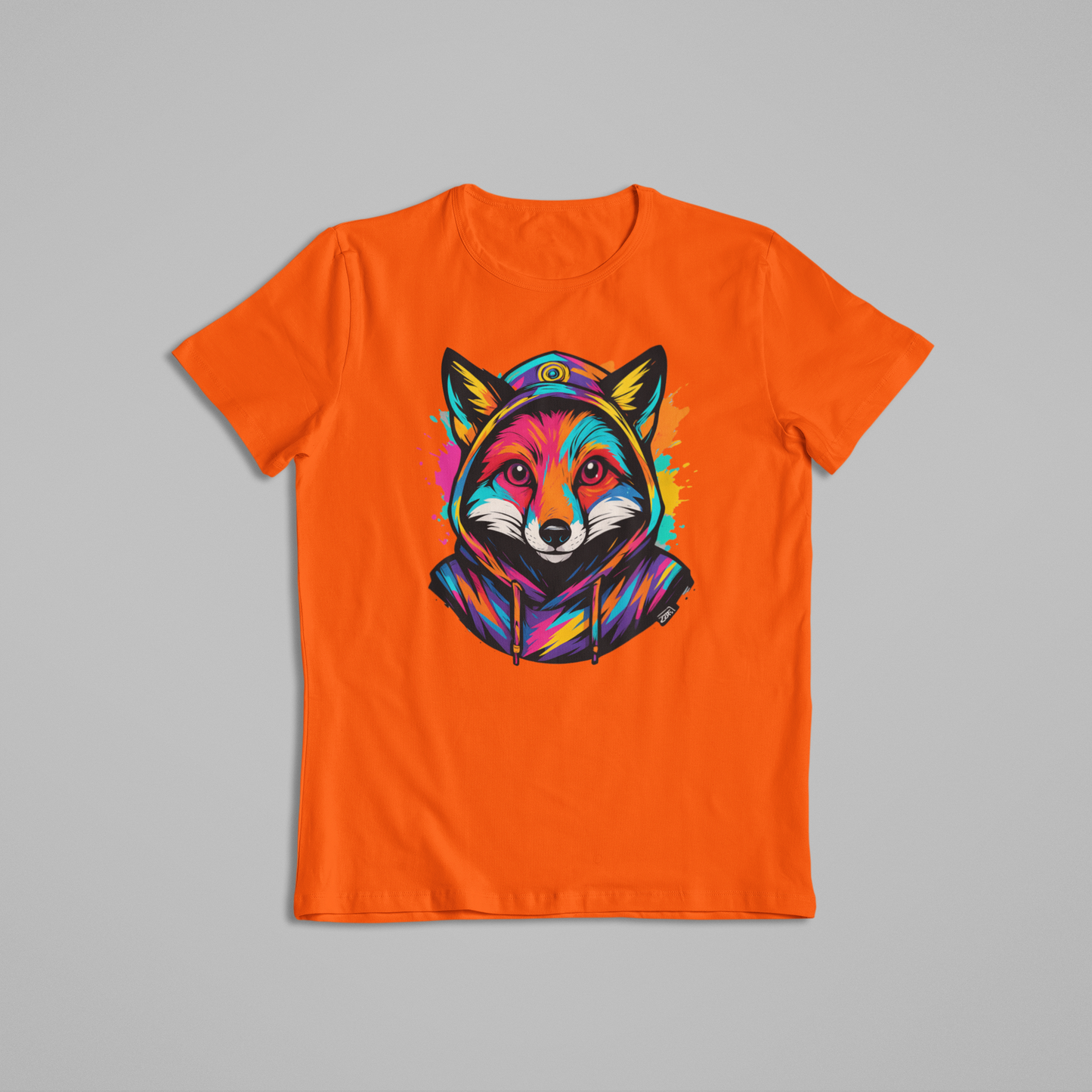 Colorful Fox T-Shirt & Hoodie – Vibrant Animal Streetwear Hoodie Design - Unique Designs - Youth - Teen - Adult