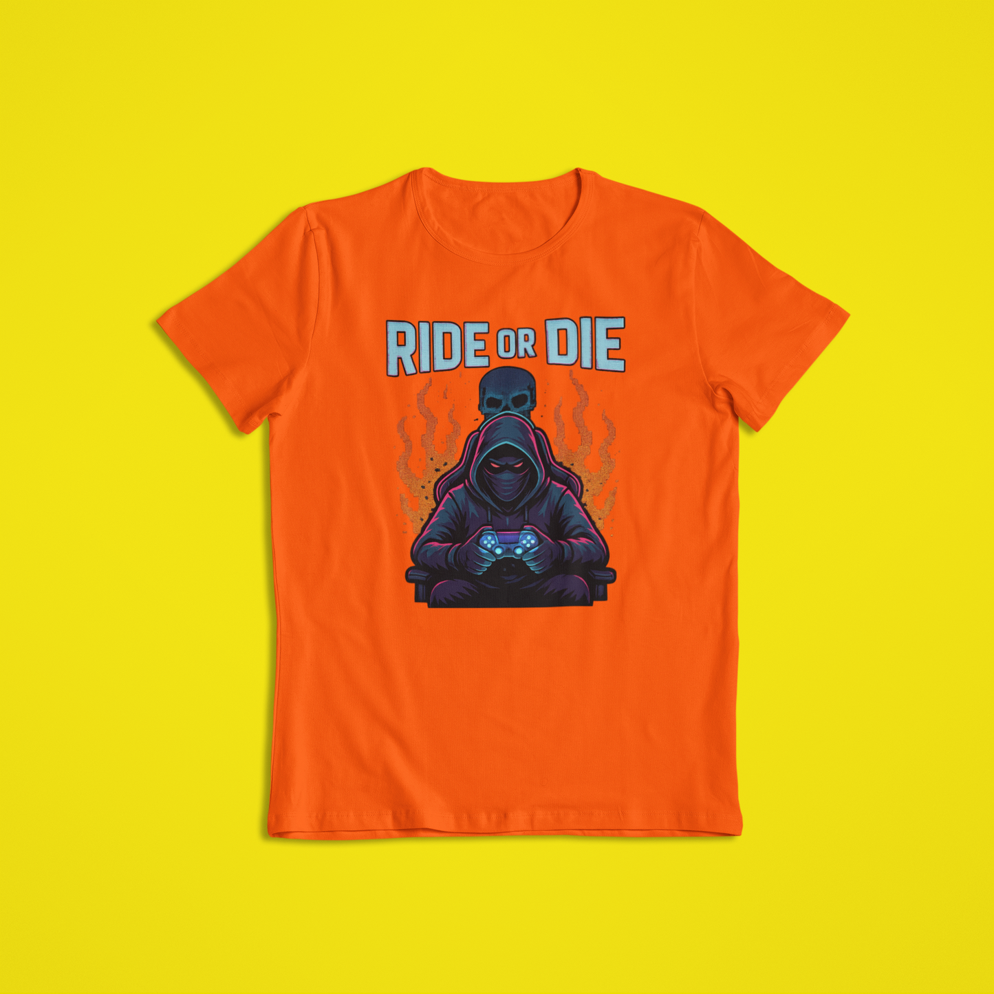 Ride or Die Gamer Skull