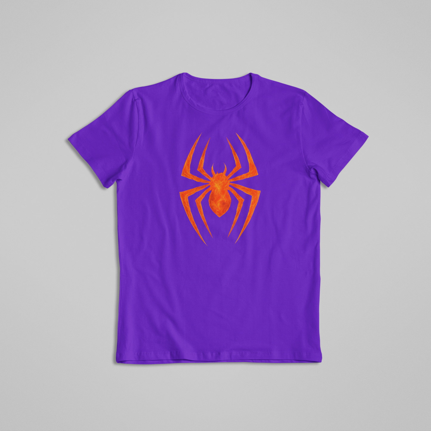 Fiery Spider Symbol T-Shirt or Hoodie – Bold Flame-Inspired Arachnid Graphic