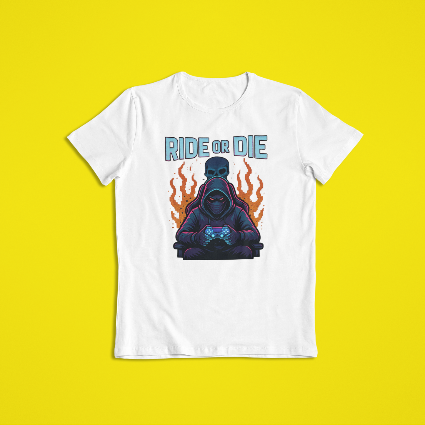 Ride or Die Gamer Skull
