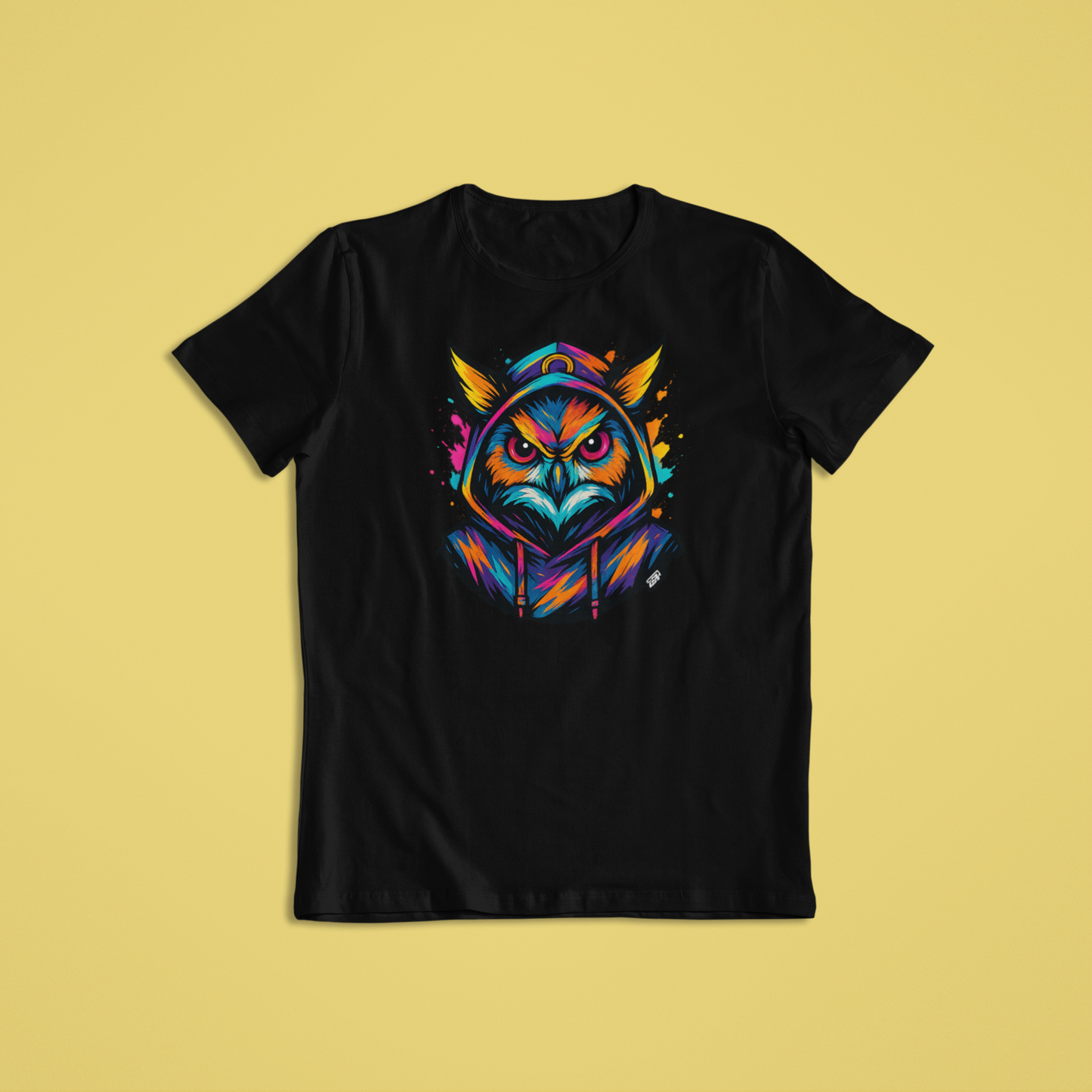 Colorful Owl T-Shirt & Hoodie – Fierce Vibrant Animal Streetwear Design - Youth - Teen - Adult - Fierce Styles - Bold Apparel