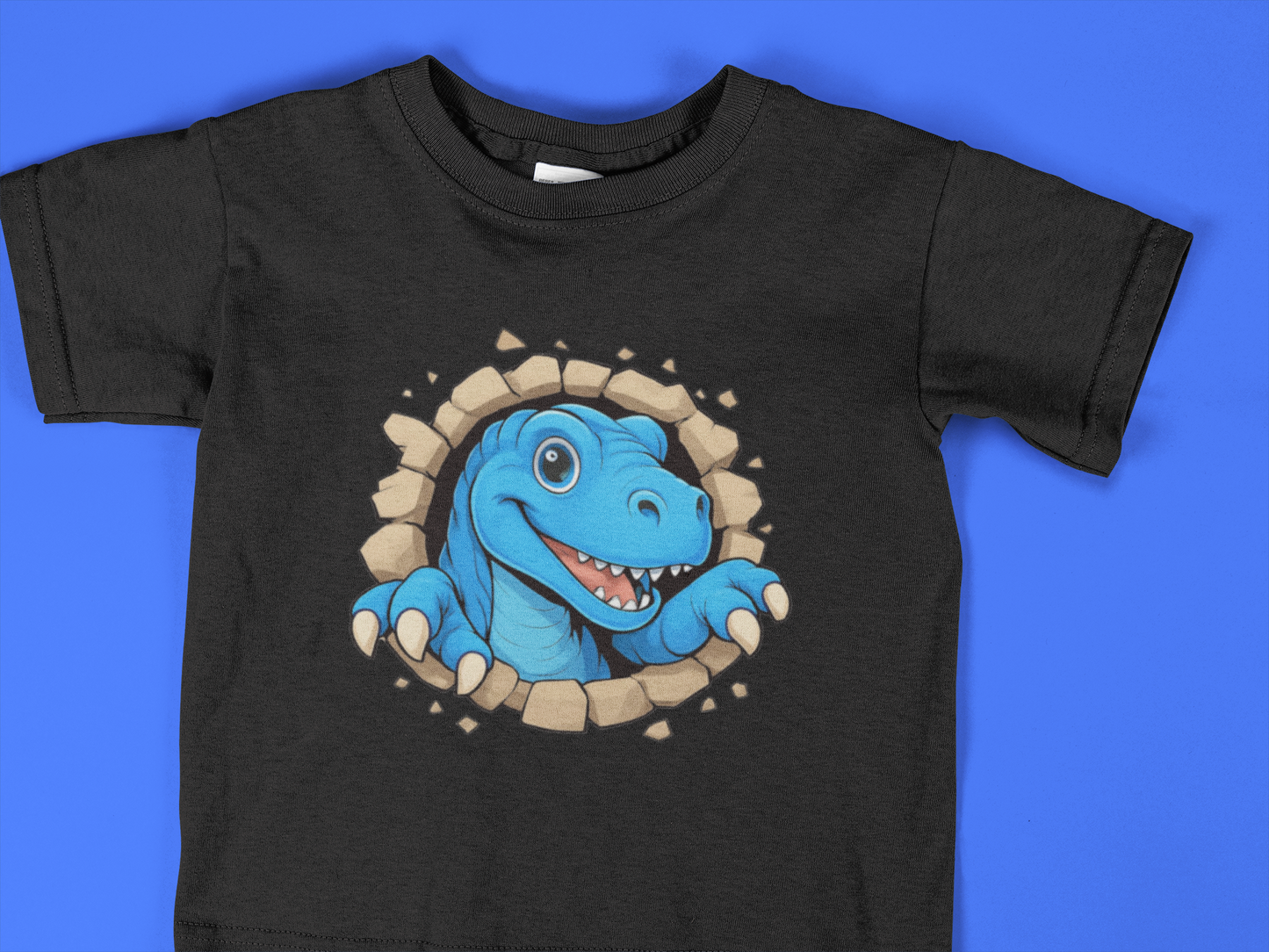 Toddler Dinosaur T-Shirt β Cute Blue T-Rex Shirt for Boys & Girls (2Tβ6T) β Fun Cartoon Dino Tee β Kids Dinosaur Birthday Gift