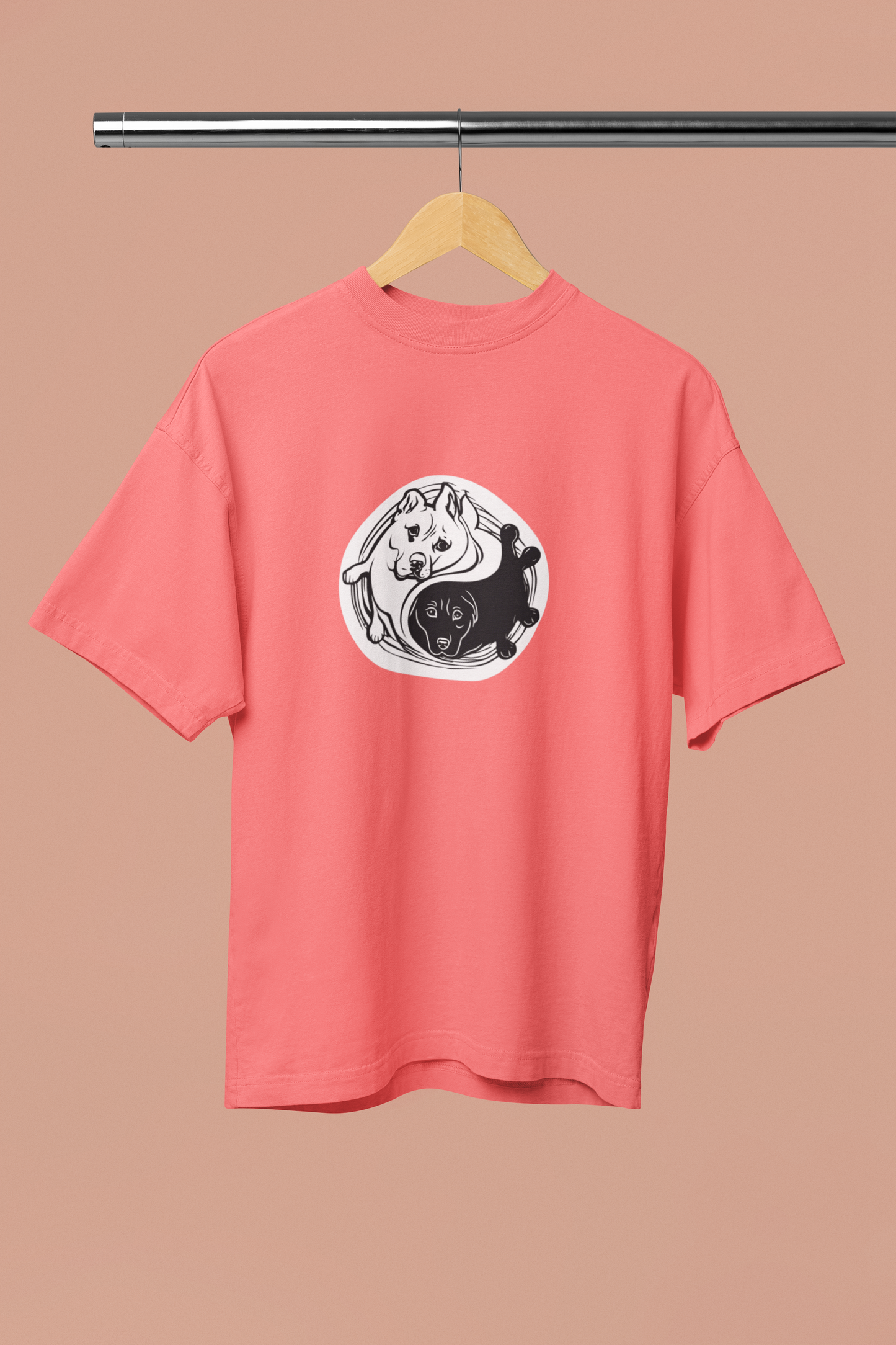 Yin Yang Dog Style Tees and Hoodies