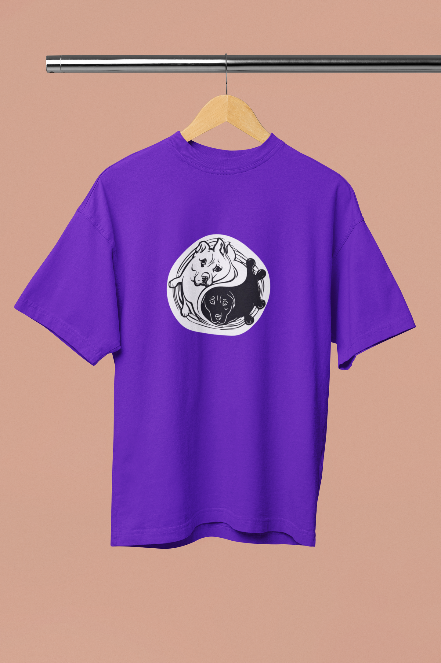 Yin Yang Dog Style Tees and Hoodies