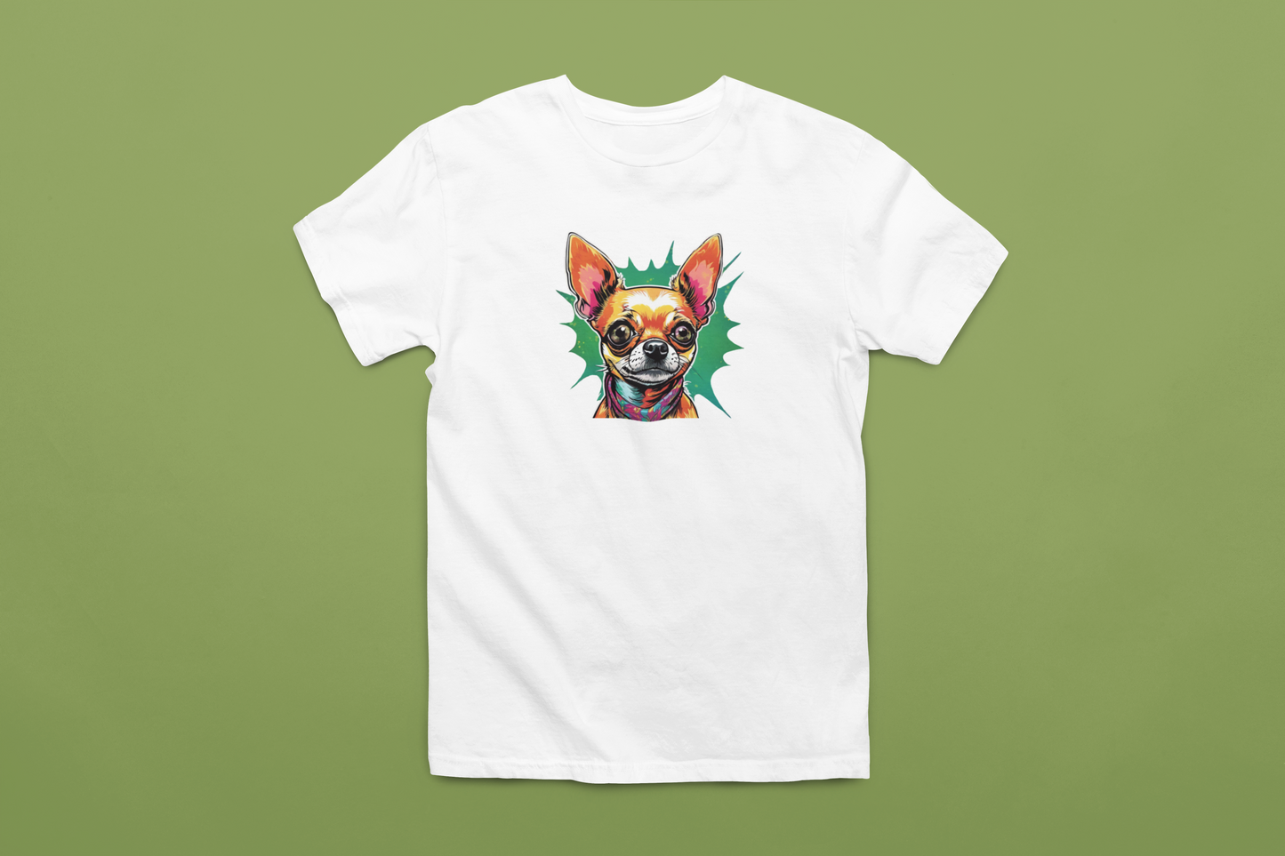 Colorful Chihuahua T-Shirt & Hoodie – Vibrant Dog Lover Gift, Cute Chihuahua Apparel, Pet Lover Clothing