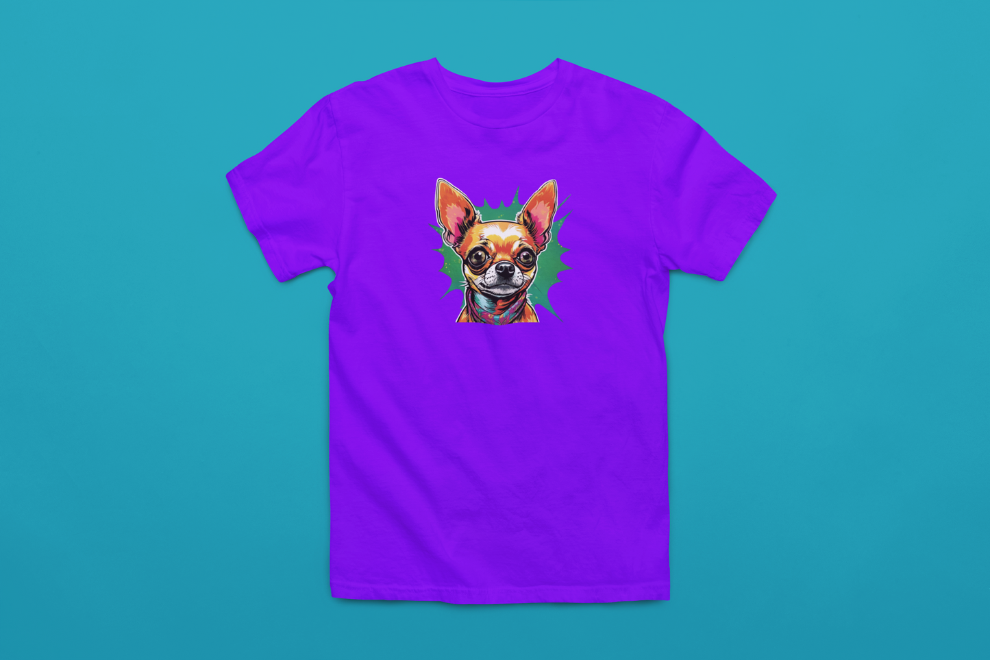 Colorful Chihuahua T-Shirt & Hoodie – Vibrant Dog Lover Gift, Cute Chihuahua Apparel, Pet Lover Clothing