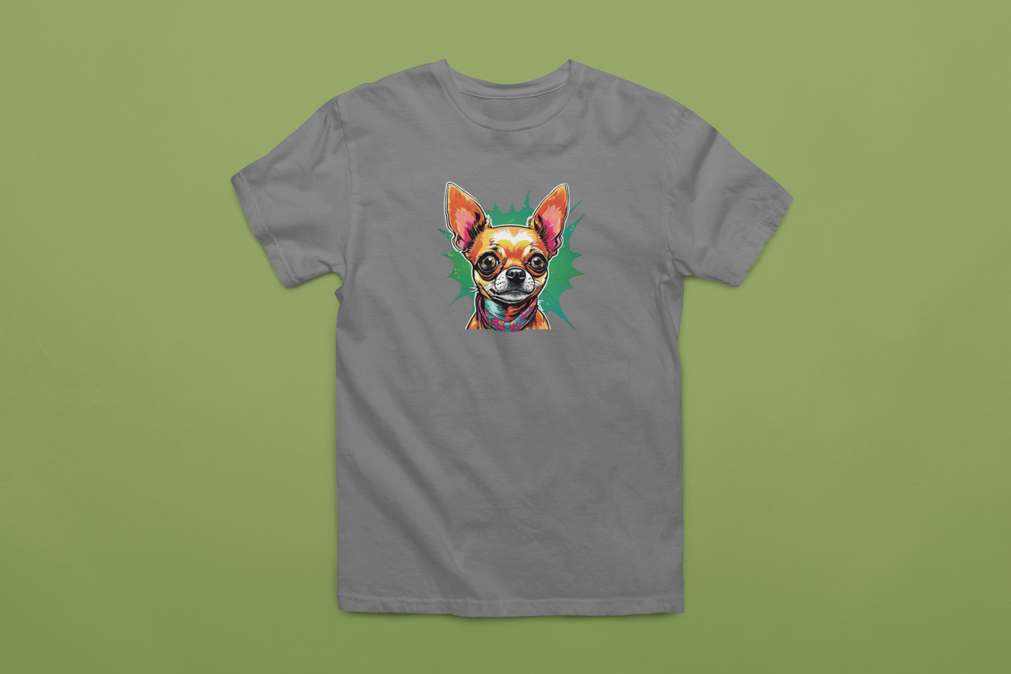 Colorful Chihuahua T-Shirt & Hoodie – Vibrant Dog Lover Gift, Cute Chihuahua Apparel, Pet Lover Clothing