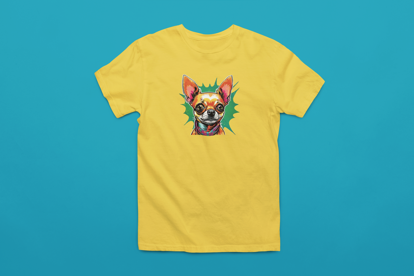 Colorful Chihuahua T-Shirt & Hoodie – Vibrant Dog Lover Gift, Cute Chihuahua Apparel, Pet Lover Clothing