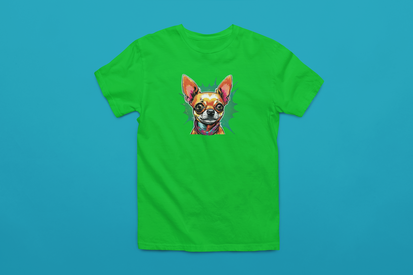 Colorful Chihuahua T-Shirt & Hoodie – Vibrant Dog Lover Gift, Cute Chihuahua Apparel, Pet Lover Clothing