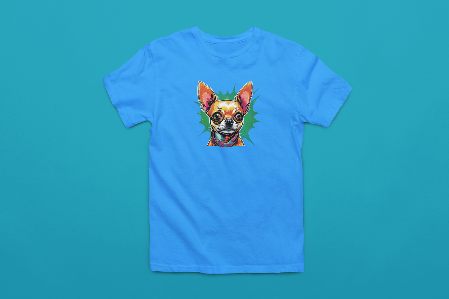 Colorful Chihuahua T-Shirt & Hoodie – Vibrant Dog Lover Gift, Cute Chihuahua Apparel, Pet Lover Clothing