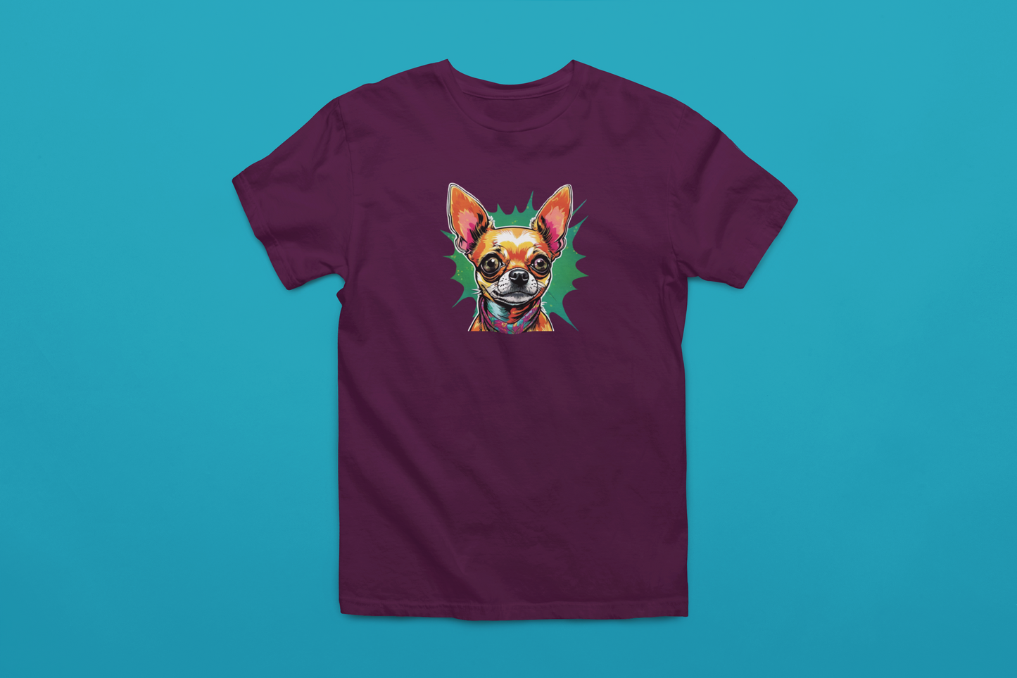 Colorful Chihuahua T-Shirt & Hoodie – Vibrant Dog Lover Gift, Cute Chihuahua Apparel, Pet Lover Clothing