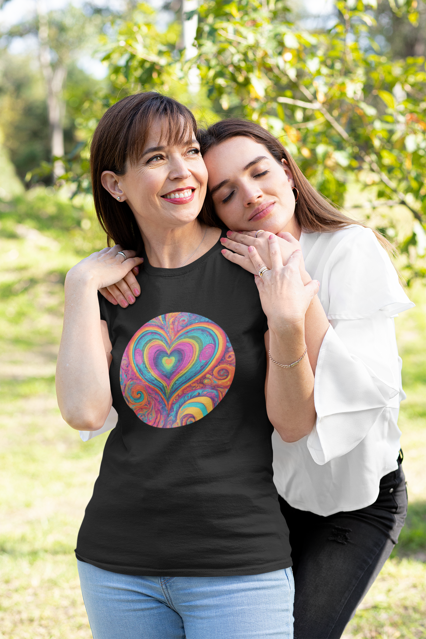 Psychedelic Heart Shirts and Hoodies