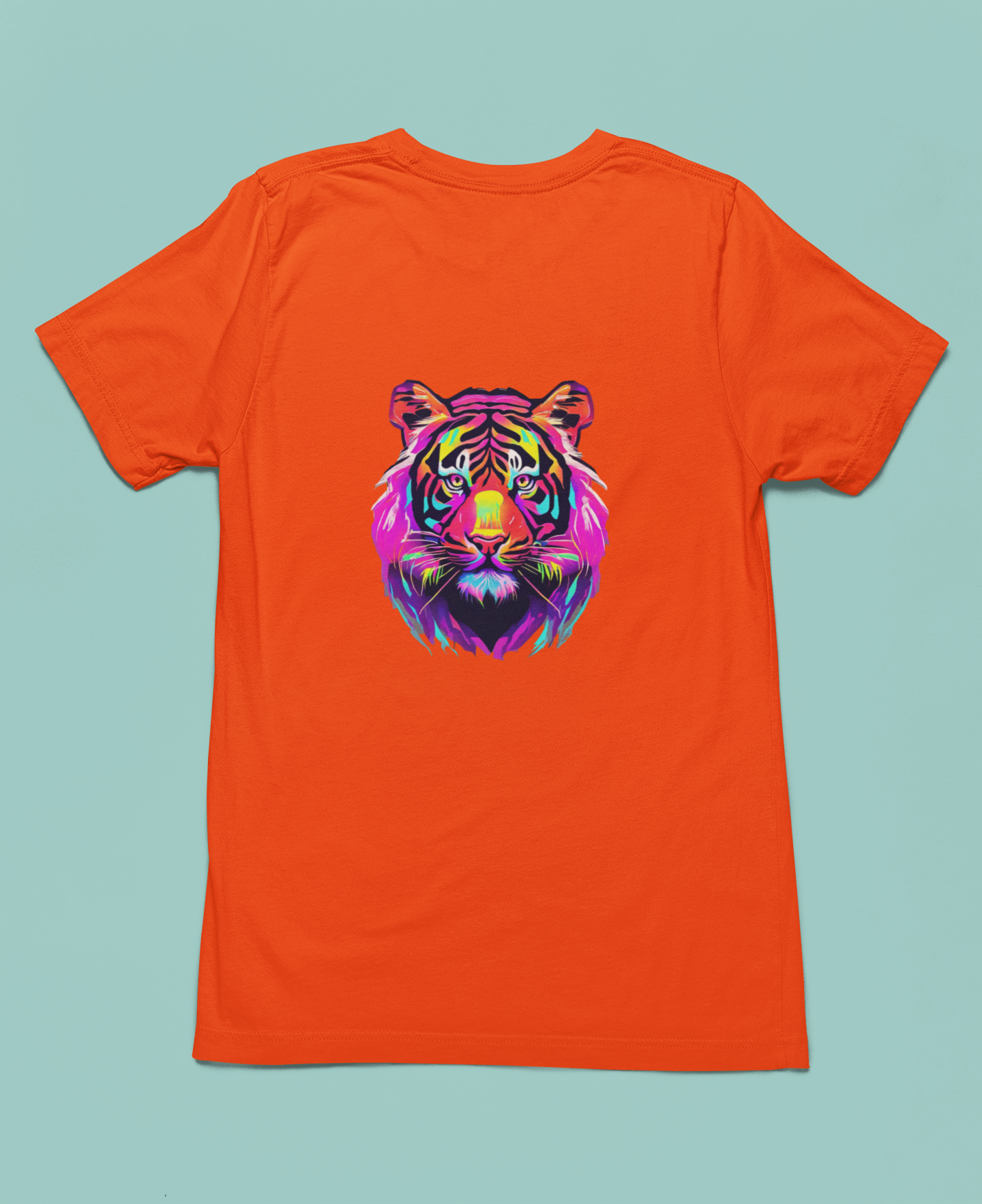 Vibrant Tiger Face