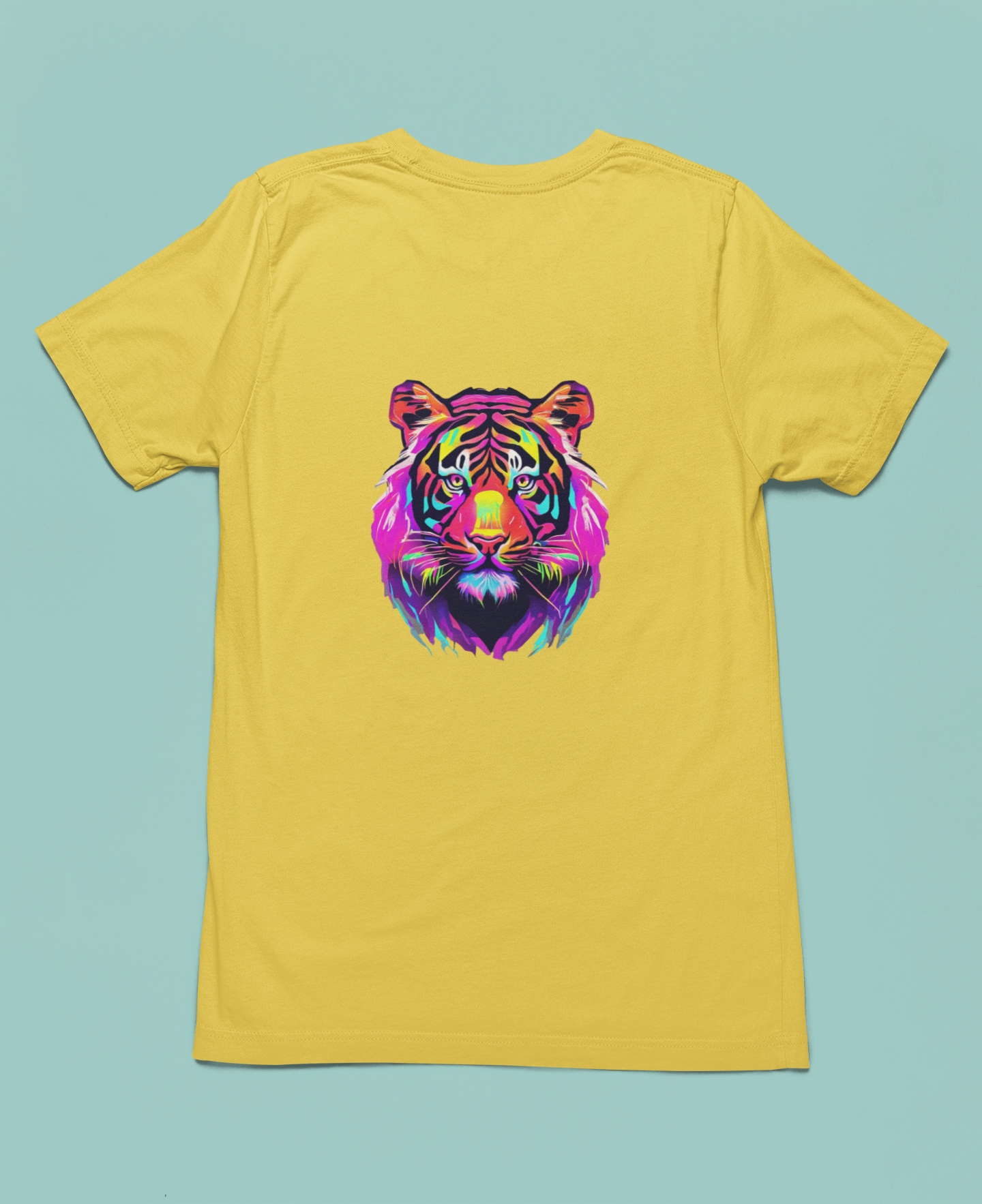 Vibrant Tiger Face