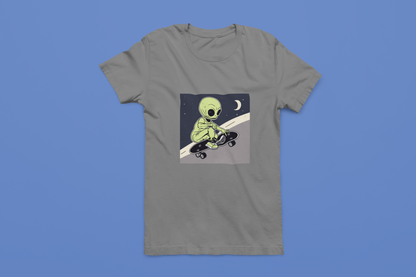 Alien Skateboarder Tees